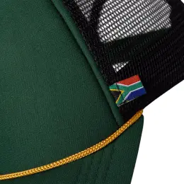 FWRD Mzansi Trucker Cap Bottle Black Close Up Flag